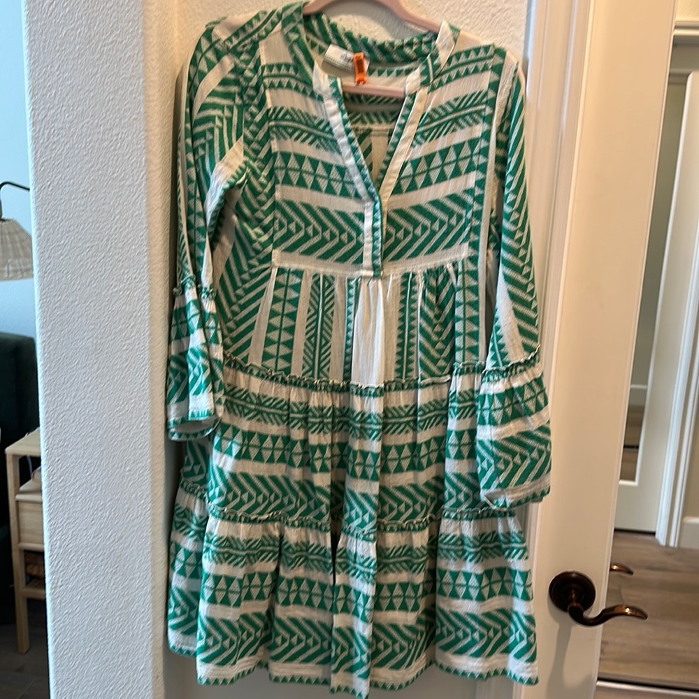 Devotion Twins embroidered lightweight summer dress.